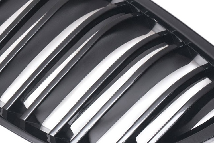 Doppelsteg Kühlergrill Front Grill Glanz Schwarz passend für BMW 3er E92 E93 Doppelsteg Kühlergrill Front Grill Glanz Schwarz passend für BMW 3er E92 E93