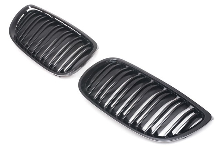 Doppelsteg Kühlergrill Front Grill Glanz Schwarz passend für BMW 3er E92 E93 Doppelsteg Kühlergrill Front Grill Glanz Schwarz passend für BMW 3er E92 E93