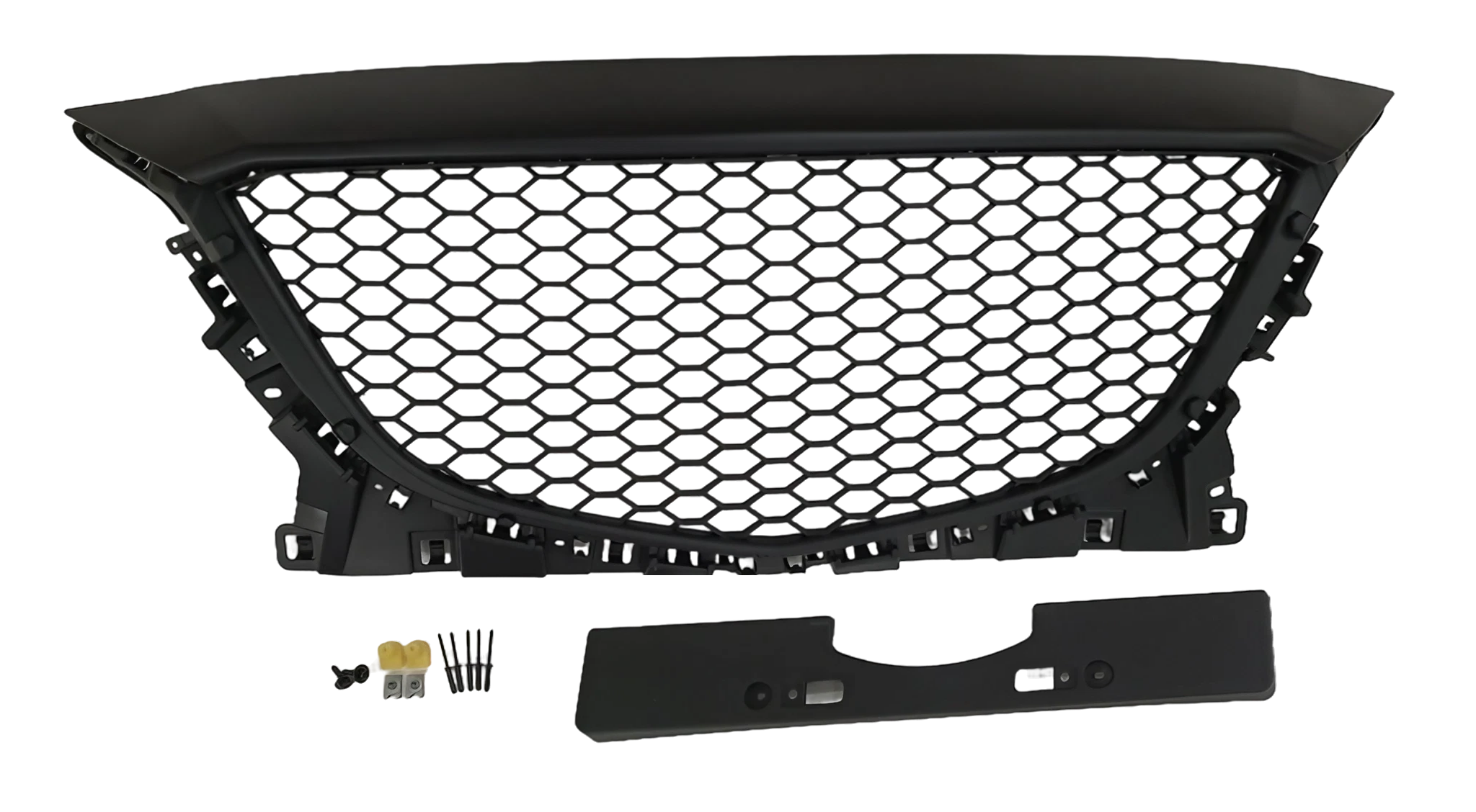 Kühlergrill Wabengrill Front Sport Grill Schwarz Matt passend für Mazda 3 BM Kühlergrill Wabengrill Front Sport Grill Schwarz Matt passend für Mazda 3 BM