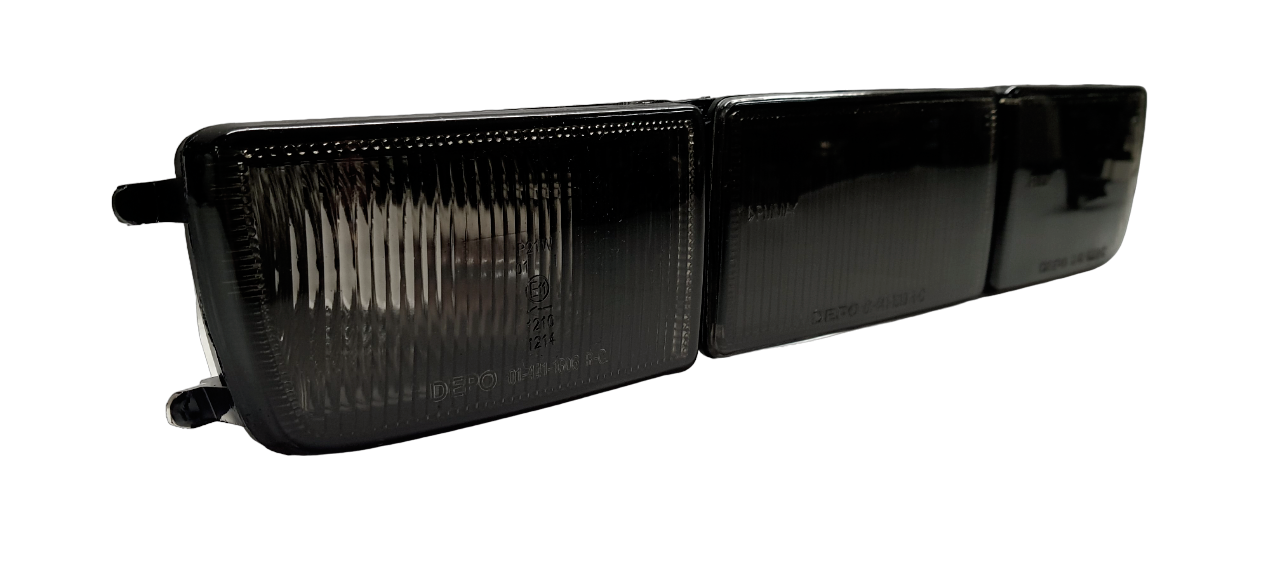 Blinker Lange Blenden Stoßstangenblinker passend für VW Golf 3 Vento Schwarz Blinker Lange Blenden Stoßstangenblinker passend für VW Golf 3 Vento Schwarz