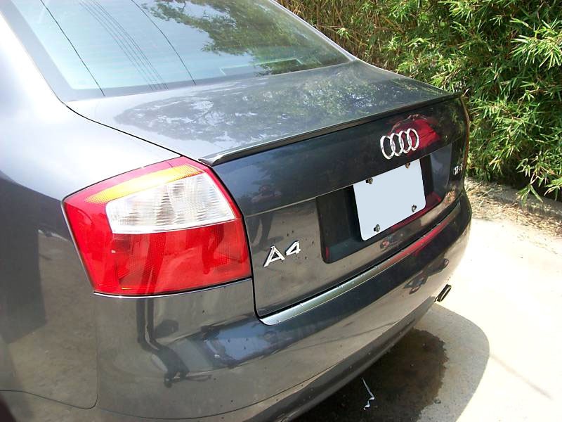 Passend für Audi A4 8E B6 Heck Spoiler Spoilerlippe Kofferra...
