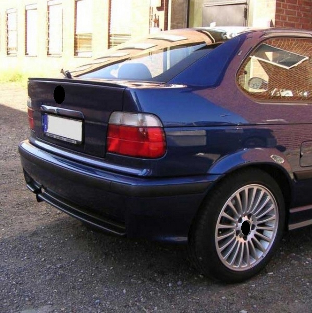 Suitable for BMW E36 3 Series Compact Rear Boot Trunk Spoiler Lip Wing Sport Trim Lid Suitable for BMW E36 3 Series Compact Rear Boot Trunk Spoiler Lip Wing Sport Trim Lid