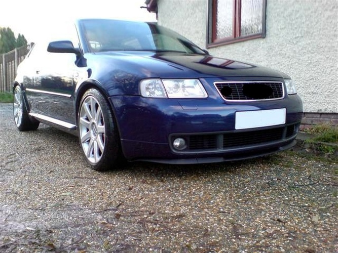Passend für Audi A3 S3 8L Cup Front Spoiler Lippe Frontschür...
