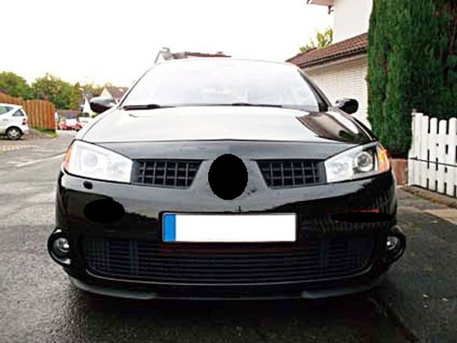 Suitable for Renault Megane MK2 2 MK3 3 Front Bumper Cup Chin Spoiler Lip Valance Splitter Suitable for Renault Megane MK2 2 MK3 3 Front Bumper Cup Chin Spoiler Lip Valance Splitter