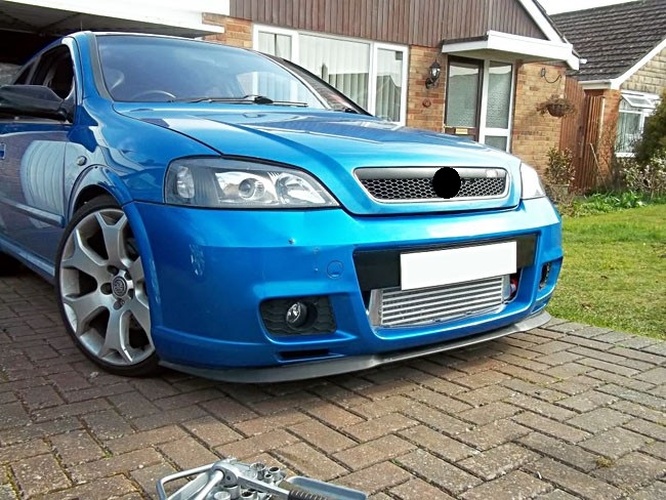 Passend für Opel Astra G Cup Front Spoiler Lippe Frontschürz...
