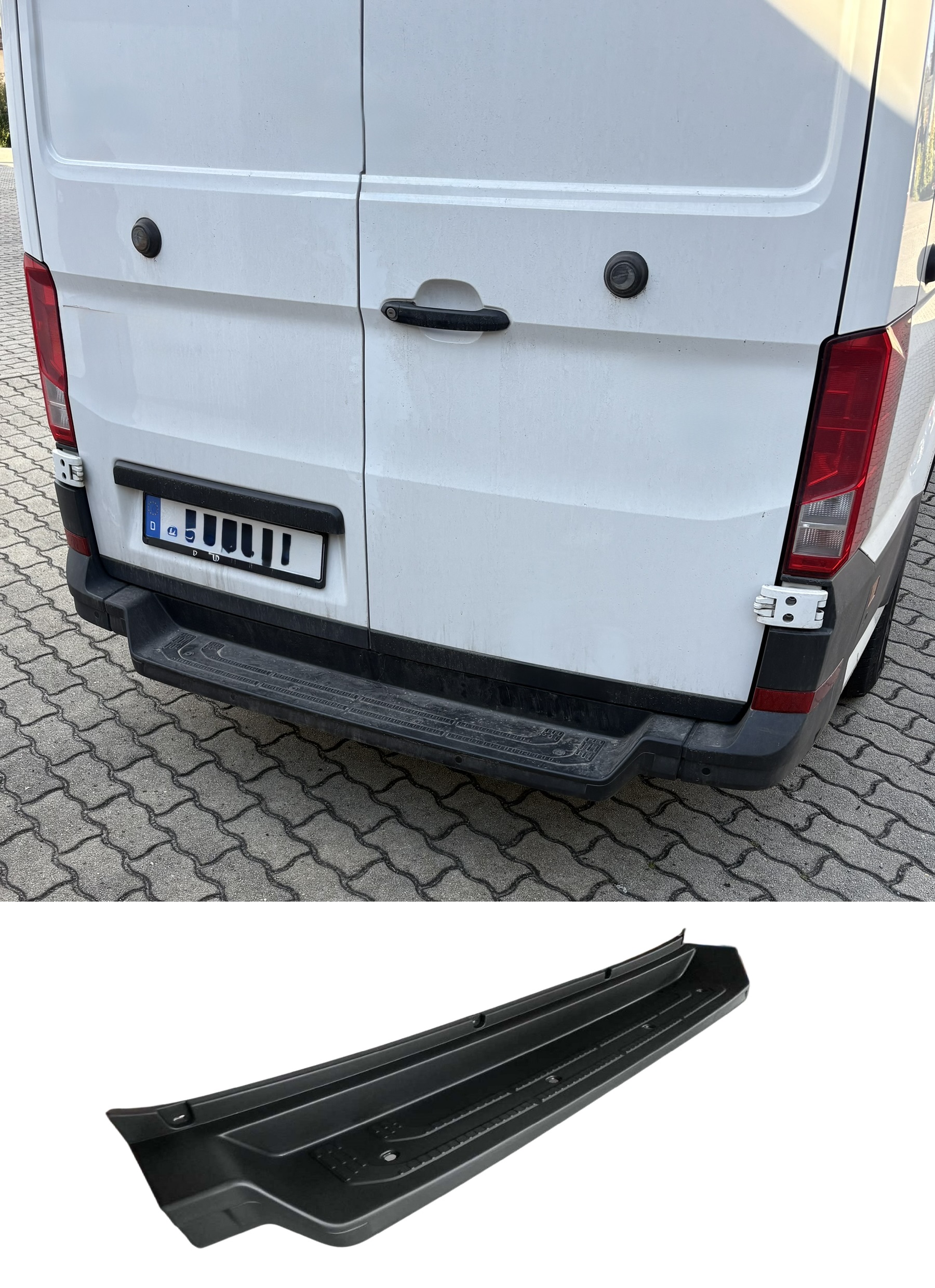 Trittbrett für Stoßstange hinten passend für VW Crafter für MAN TGE ab 2017- Trittbrett für Stoßstange hinten passend für VW Crafter für MAN TGE ab 2017-