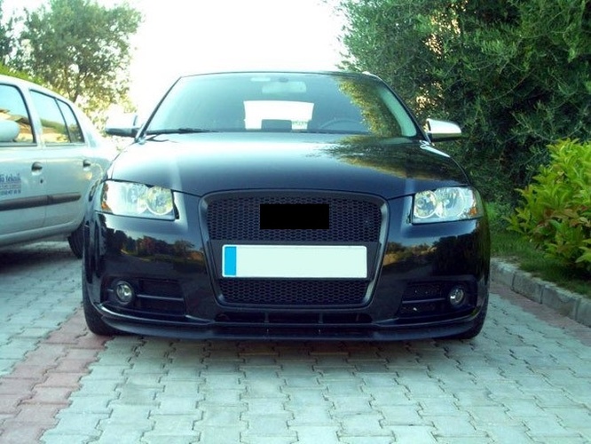 Passend für Audi A3 S3 8P 8PA Front Spoiler Lippe Frontschürze Lippe Frontansatz Passend für Audi A3 S3 8P 8PA Front Spoiler Lippe Frontschürze Lippe Frontansatz