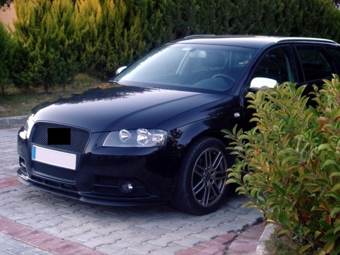 Passend für Audi A3 S3 8P 8PA Front Spoiler Lippe Frontschürze Lippe Frontansatz Passend für Audi A3 S3 8P 8PA Front Spoiler Lippe Frontschürze Lippe Frontansatz