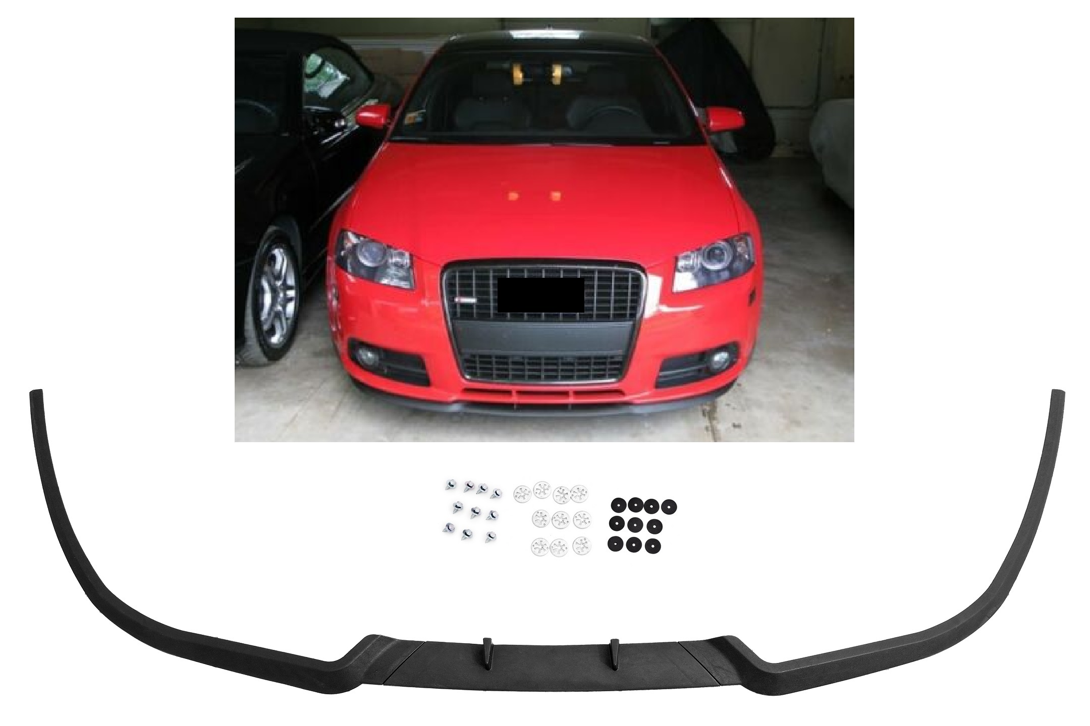 Passend für Audi A3 S3 8P 8PA Front Spoiler Lippe Frontschürze Lippe Frontansatz Passend für Audi A3 S3 8P 8PA Front Spoiler Lippe Frontschürze Lippe Frontansatz