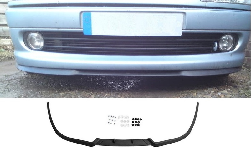 Passend für Peugeot 106 S2 Front Spoiler Lippe Lippe Frontansatz + Anbaumaterial Passend für Peugeot 106 S2 Front Spoiler Lippe Lippe Frontansatz + Anbaumaterial