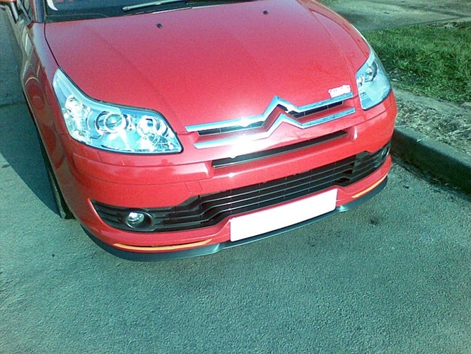 Passend für Citroen C4 L Front Spoiler Lippe Lippe Frontansatz + Anbaumaterial Passend für Citroen C4 L Front Spoiler Lippe Lippe Frontansatz + Anbaumaterial