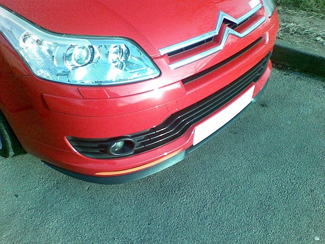 Passend für Citroen C4 L Front Spoiler Lippe Lippe Frontansatz + Anbaumaterial Passend für Citroen C4 L Front Spoiler Lippe Lippe Frontansatz + Anbaumaterial