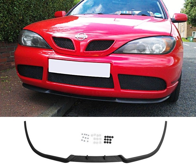 Suitable for Nissan Primera P11 MK2 Front Bumper Cup Chin Spoiler Lip Splitter + Screws Suitable for Nissan Primera P11 MK2 Front Bumper Cup Chin Spoiler Lip Splitter + Screws