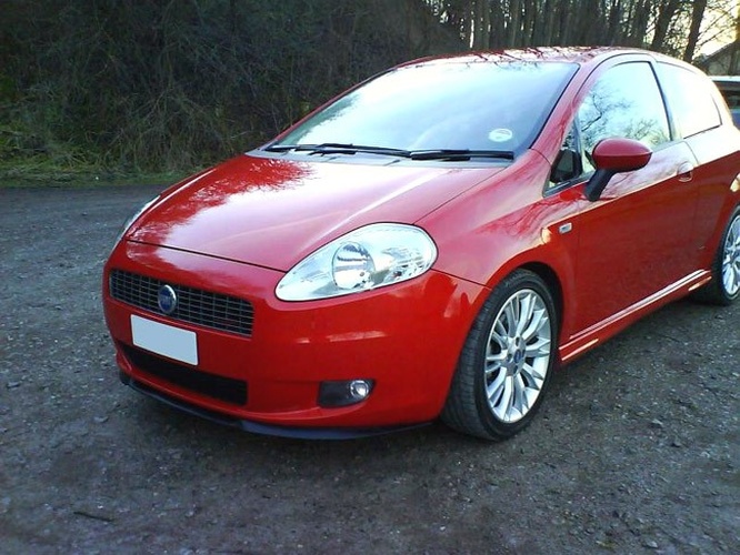 Passend für Fiat Punto Grande Front Spoiler Lippe Frontansatz Anbaumaterial Passend für Fiat Punto Grande Front Spoiler Lippe Frontansatz Anbaumaterial