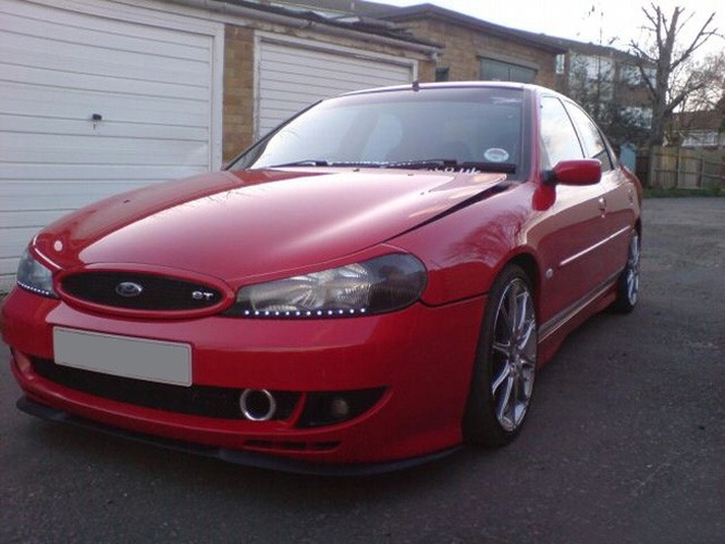 Suitable for Ford Mondeo MK1 MK2 Front Bumper Cup Chin Spoiler Lip Splitter Valance Suitable for Ford Mondeo MK1 MK2 Front Bumper Cup Chin Spoiler Lip Splitter Valance