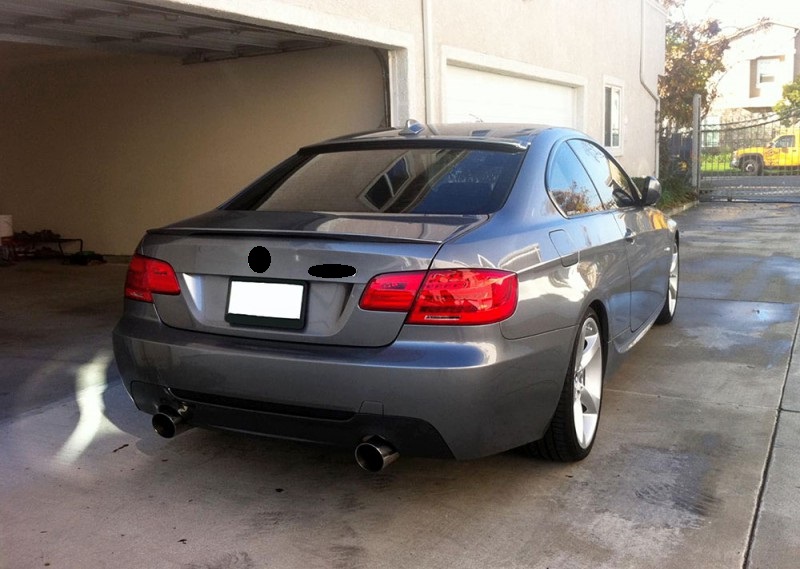 Coupe Heckspoiler Spoilerlippe Kofferraum Spoiler Heckspoile...