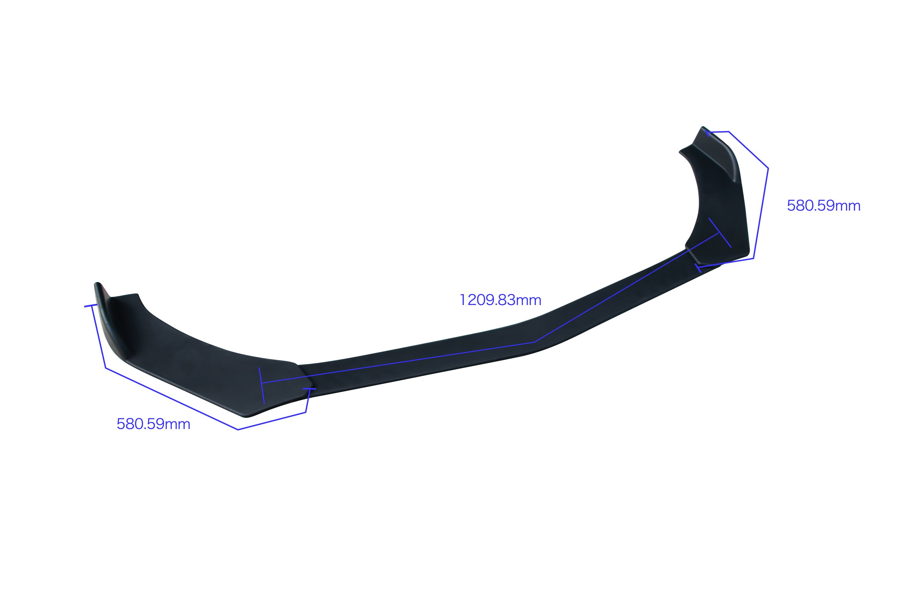 Passend für Mercedes Universal Front Lippe Spoiler Splitter Body Kit Carbon Look Passend für Mercedes Universal Front Lippe Spoiler Splitter Body Kit Carbon Look