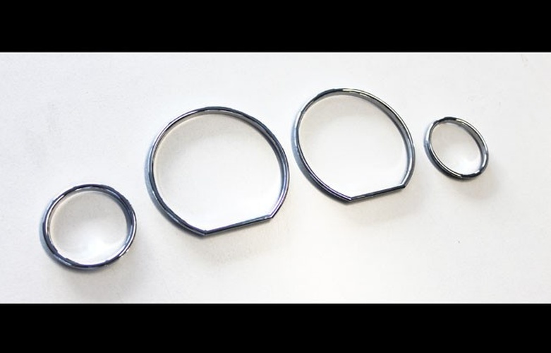 Chrom Instrumente Tacho Ringe Blenden Tachochromringe Limous...