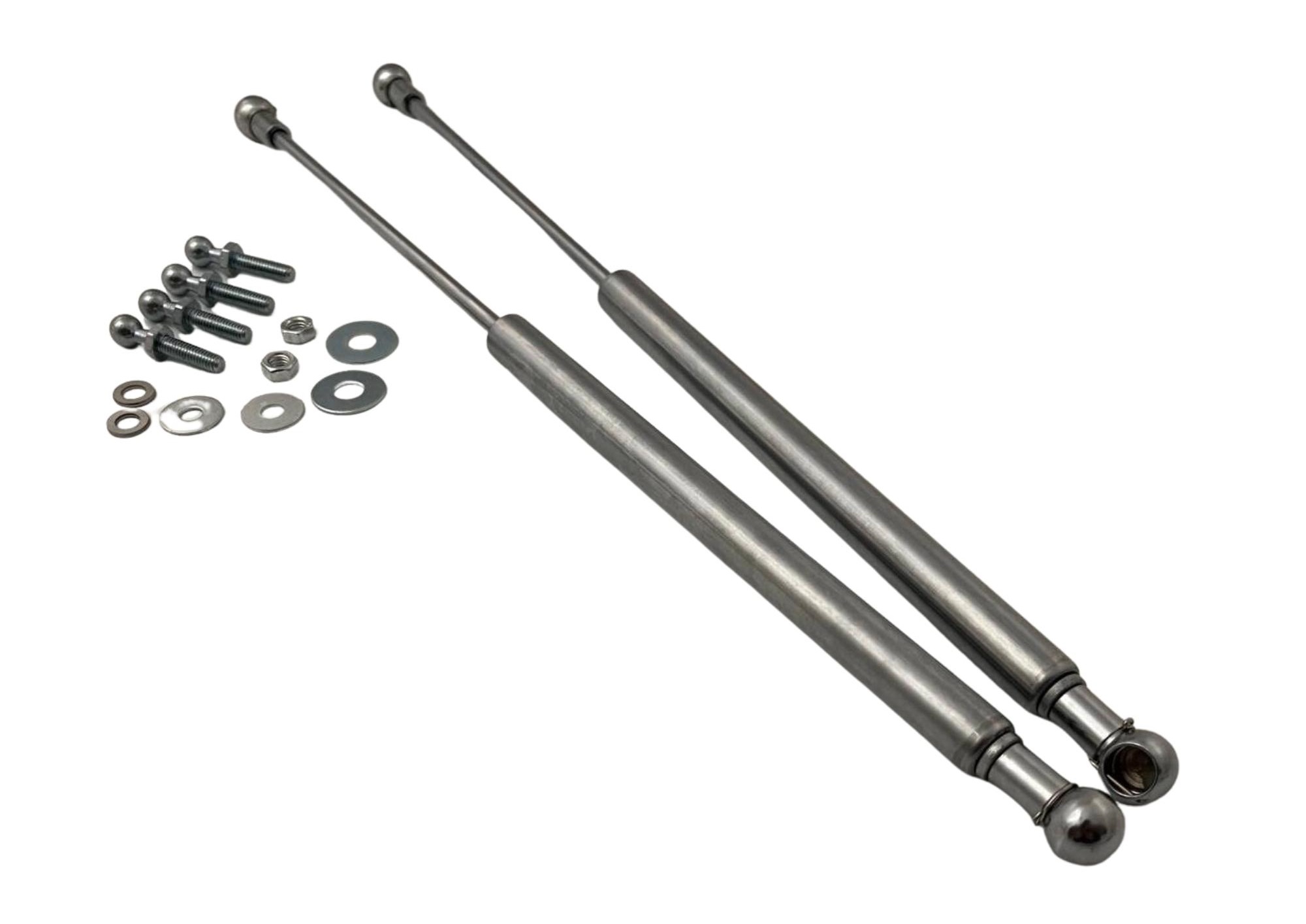 Passend für VW Golf 1  poliertes Edelstahl Haubenlifter Haub...