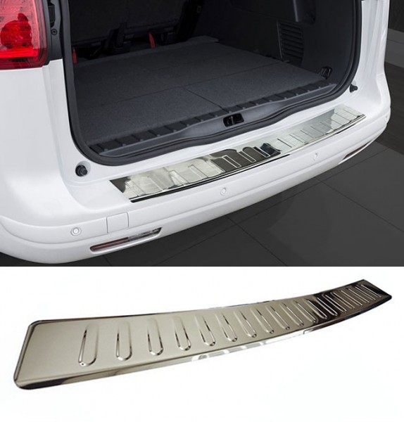 Passend für Opel Meriva B Ladekantenschutz Edelstahl mit Abk...