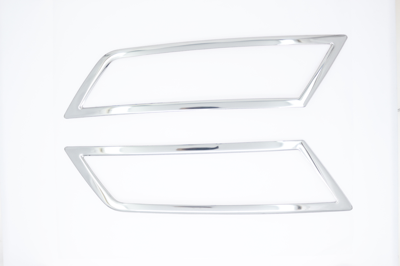 Passend für Skoda Superb Chrom Rahmen für Nebelscheinwerfer Edelstahl Set 2017- Passend für Skoda Superb Chrom Rahmen für Nebelscheinwerfer Edelstahl Set 2017-