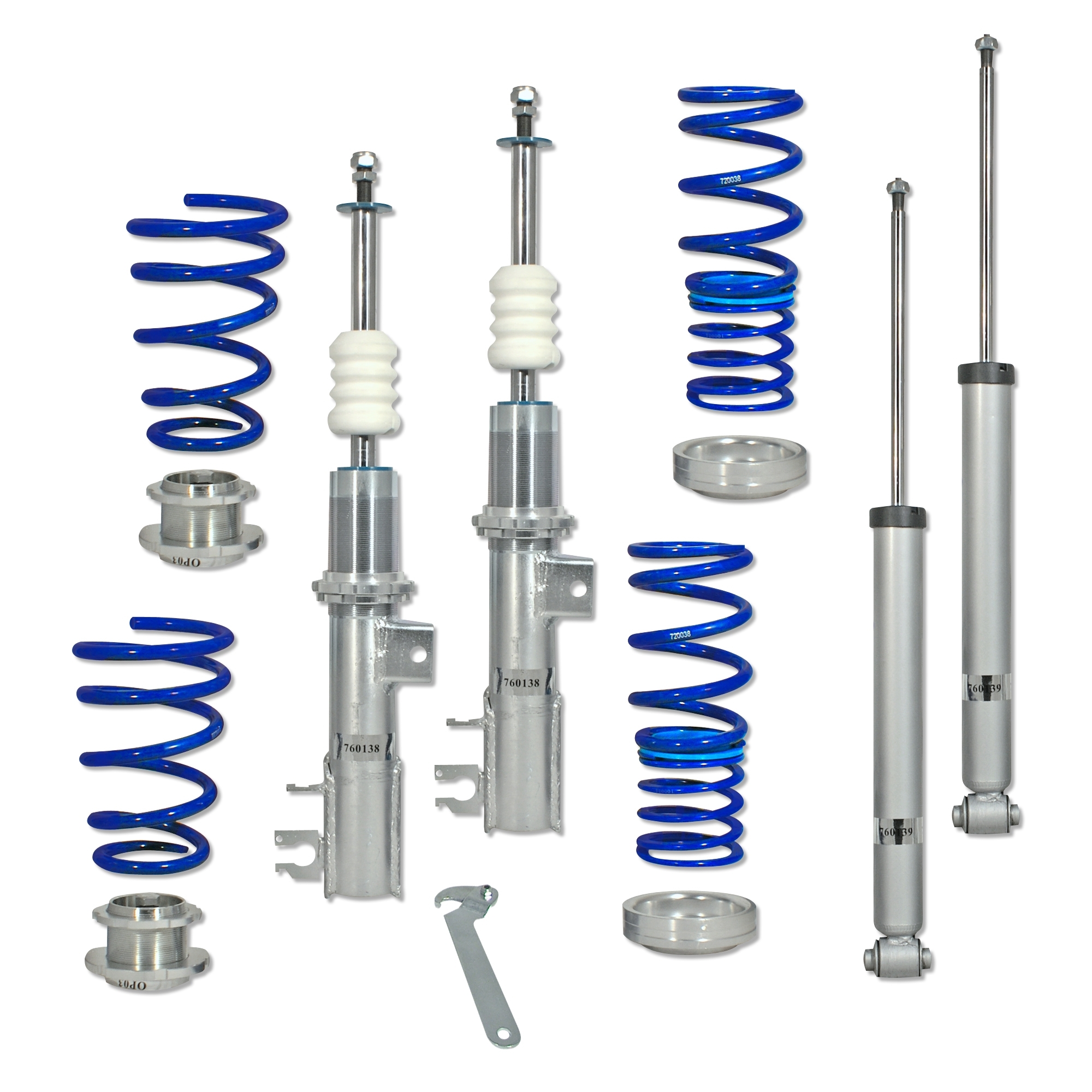 JOM BlueLine Combiné fileté compatible avec Fiat/Abarth (199) Grande Punto JOM BlueLine Combiné fileté compatible avec Fiat/Abarth (199) Grande Punto