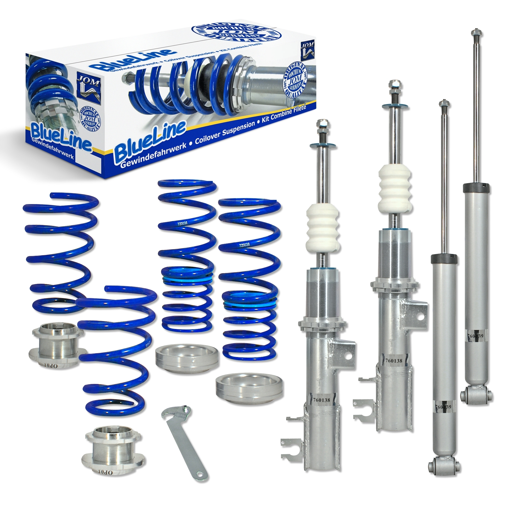 JOM BlueLine Combiné fileté compatible avec Fiat/Abarth (199) Grande Punto JOM BlueLine Combiné fileté compatible avec Fiat/Abarth (199) Grande Punto