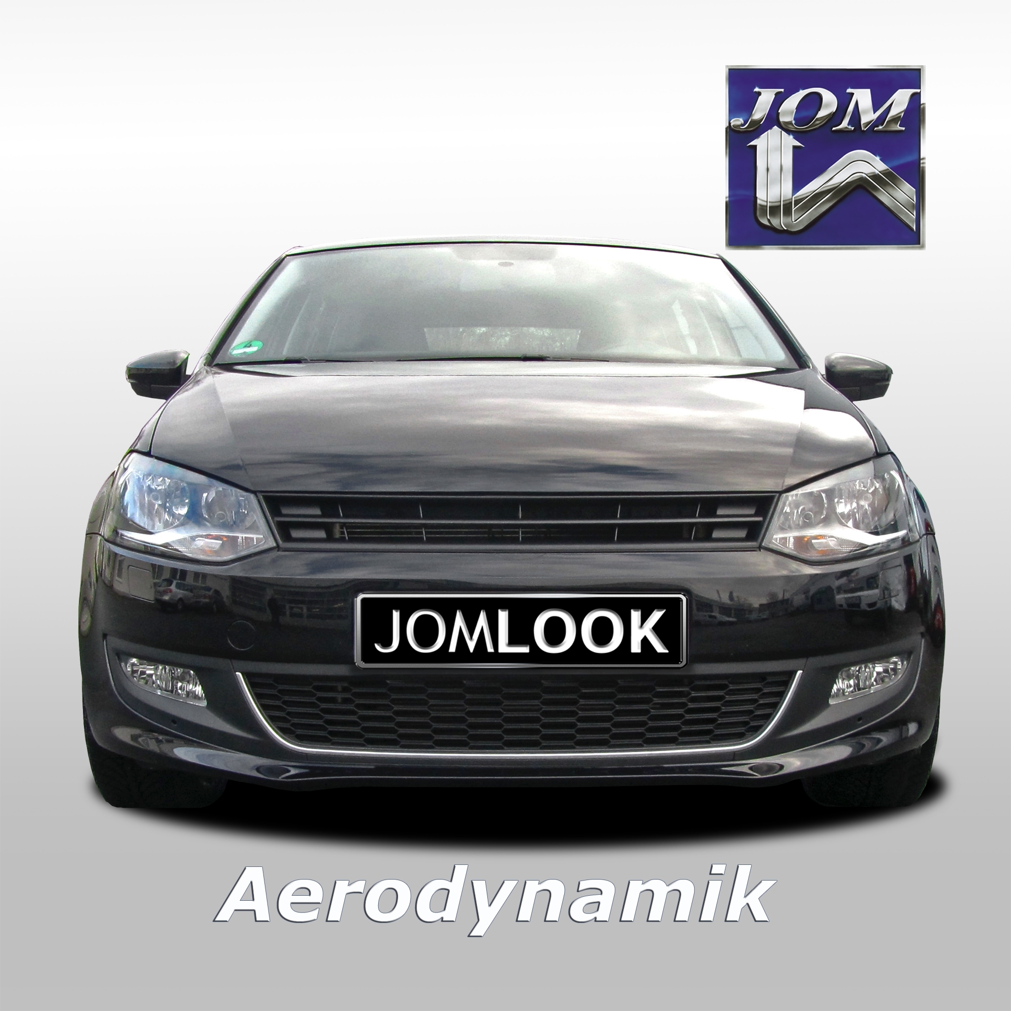 JOM Sport Grill schwarz ohne Emblem passend für VW Polo 5 (6R) JOM Sport Grill schwarz ohne Emblem passend für VW Polo 5 (6R)