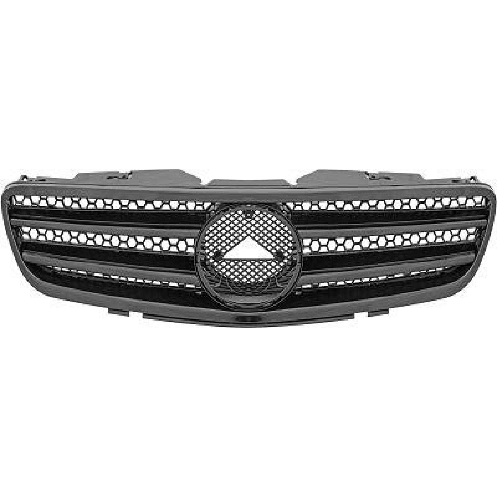 Radiator Grille Glossy Black suitable for Mercedes-Benz SL R230 2001-2008 Radiator Grille Glossy Black suitable for Mercedes-Benz SL R230 2001-2008