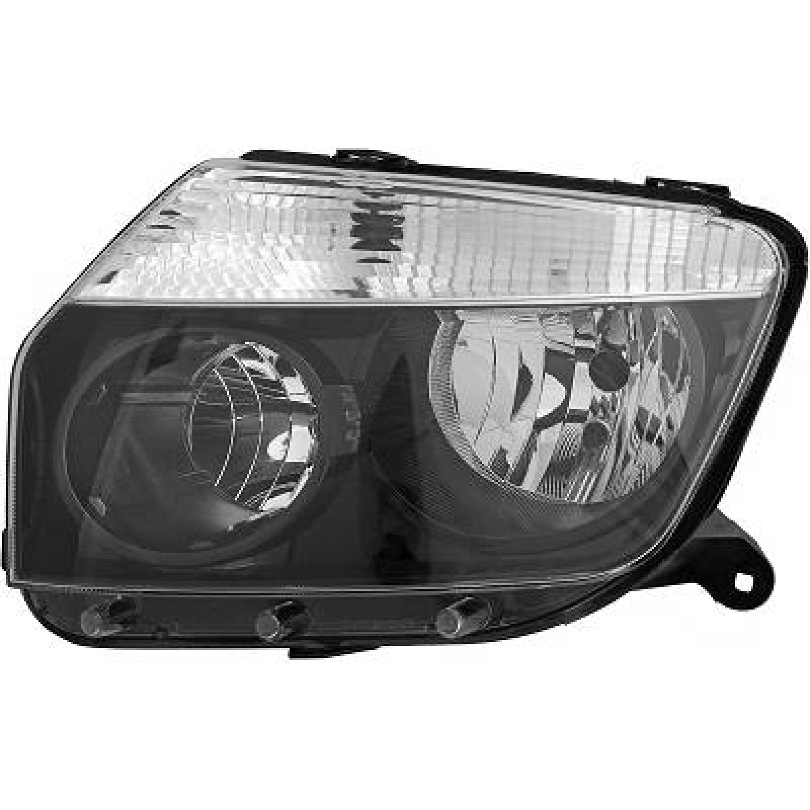 Phare avant gauche compatible avec Dacia DUSTER H7 H1 Halogène