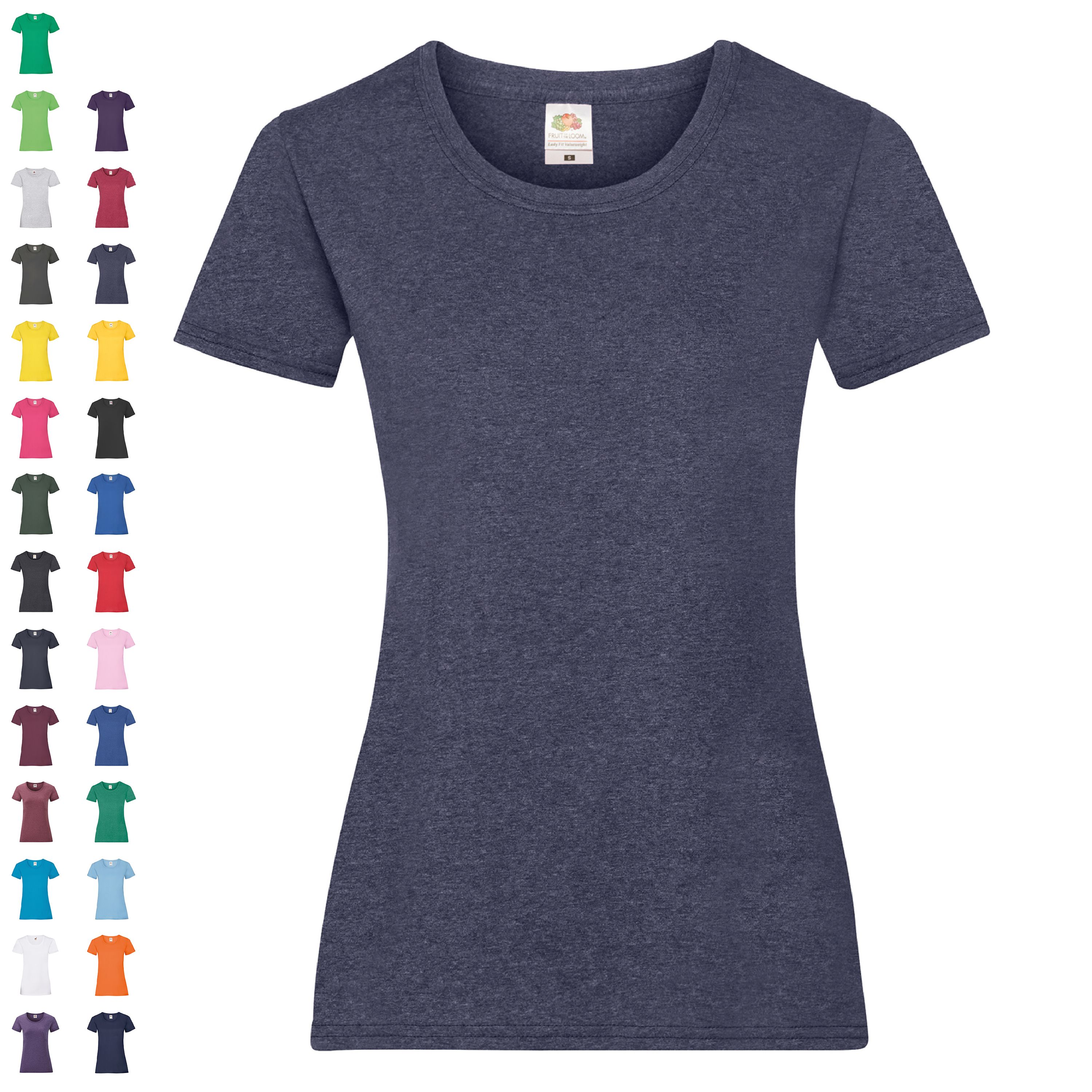 Fruit of the Loom Valueweight T Lady-Fit Damen Shirt FOL