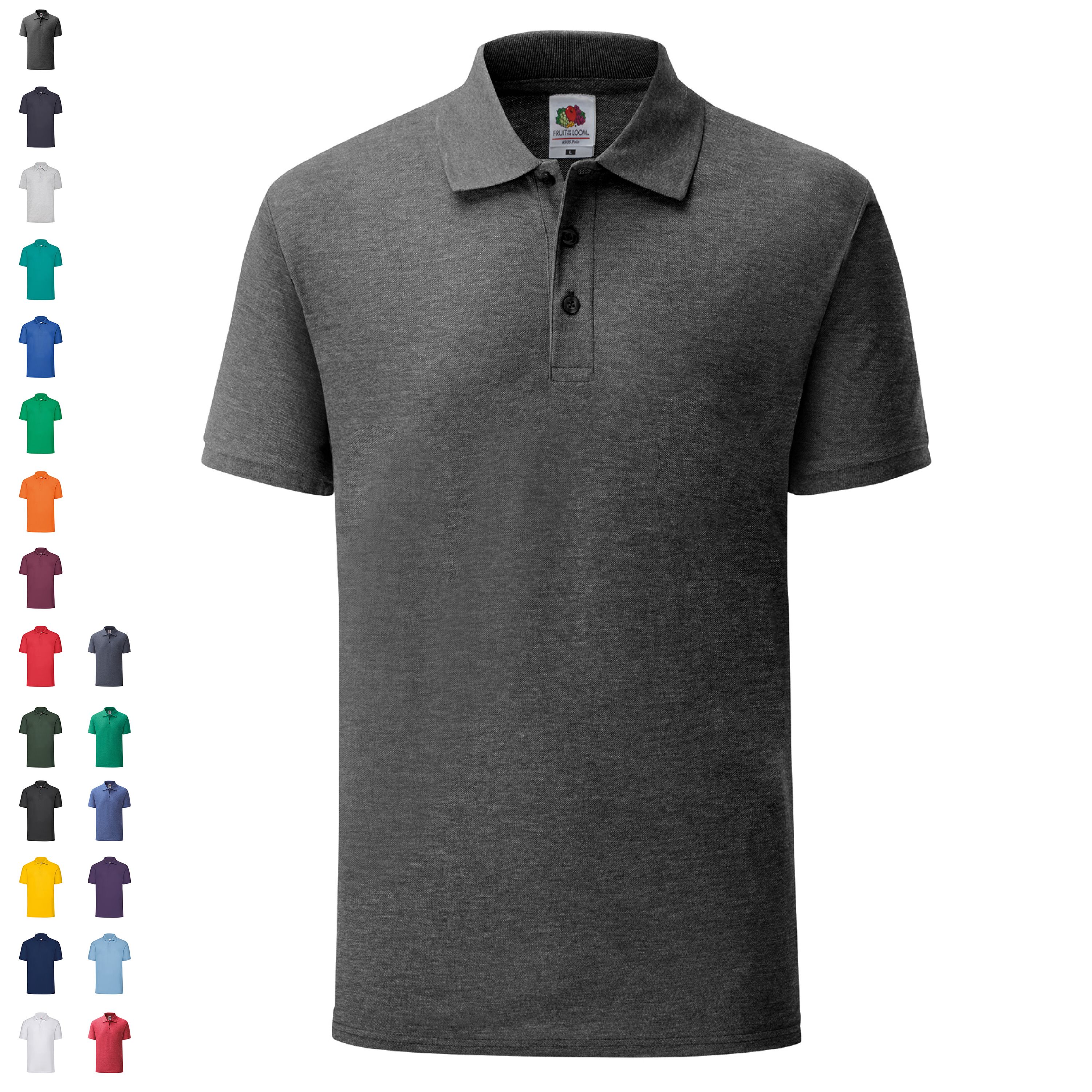 Fruit of the Loom 65/35 Pique Polo Shirt , FOL Poloshirt NEU