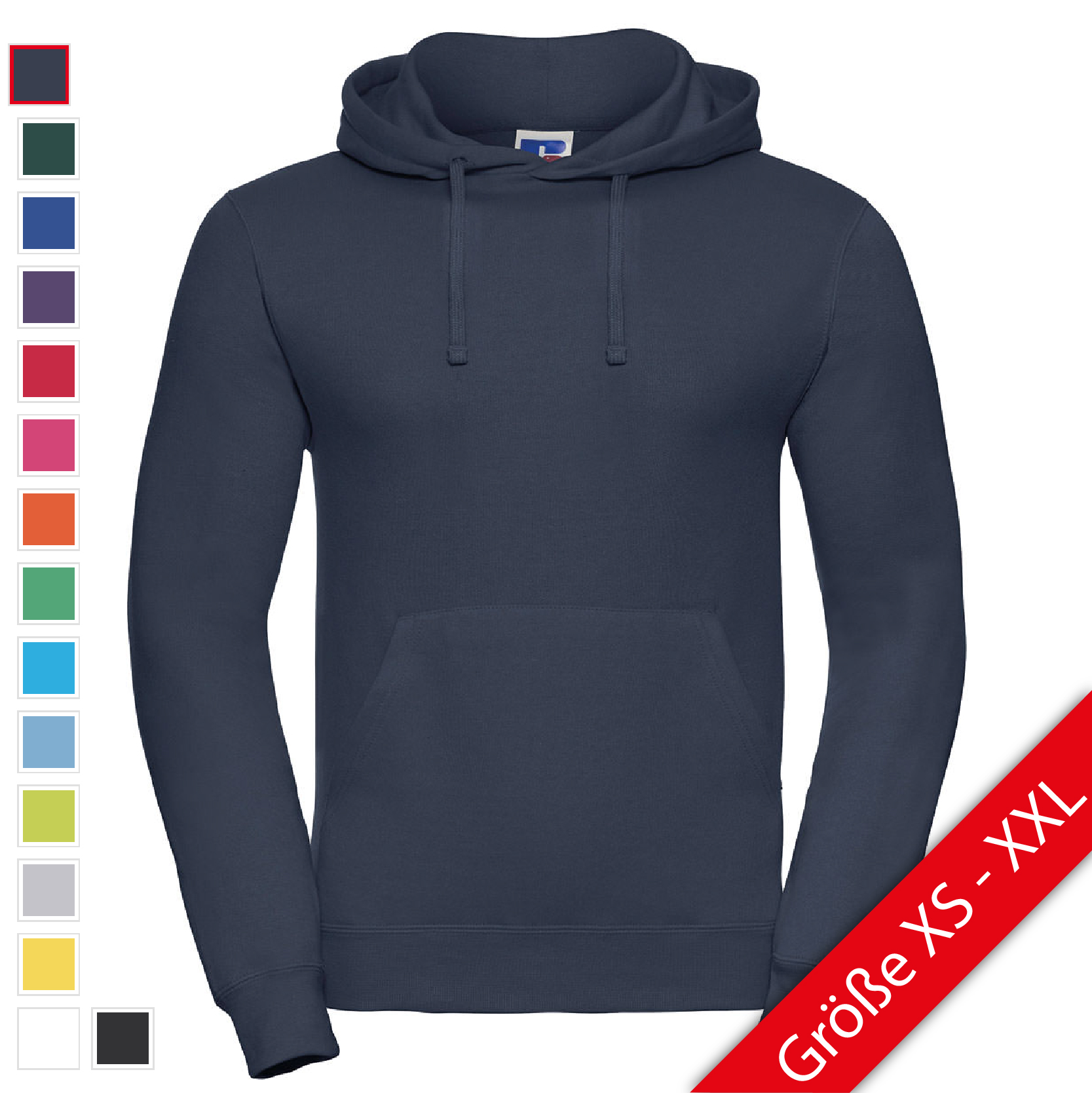 Russell Adults Hooded Sweatshirt
