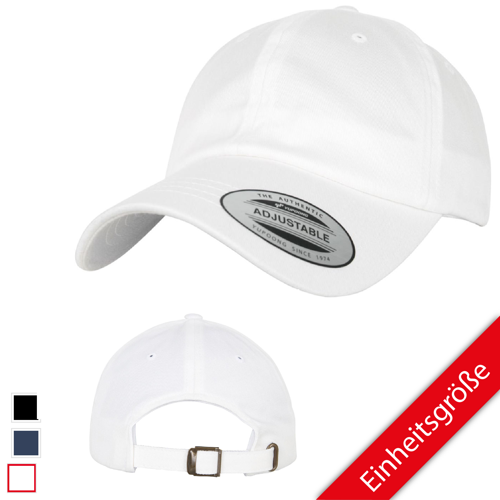 Flexfit Low Profile Organic Cotton Cap Baseball Cap verschiedene Farben