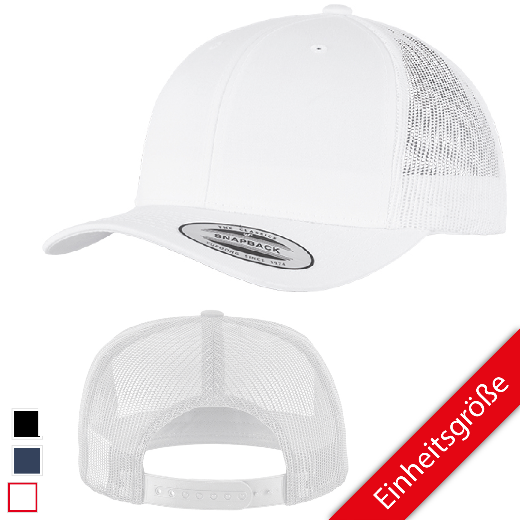 Flexfit Retro Trucker Baseball Cap verschiedene Farben