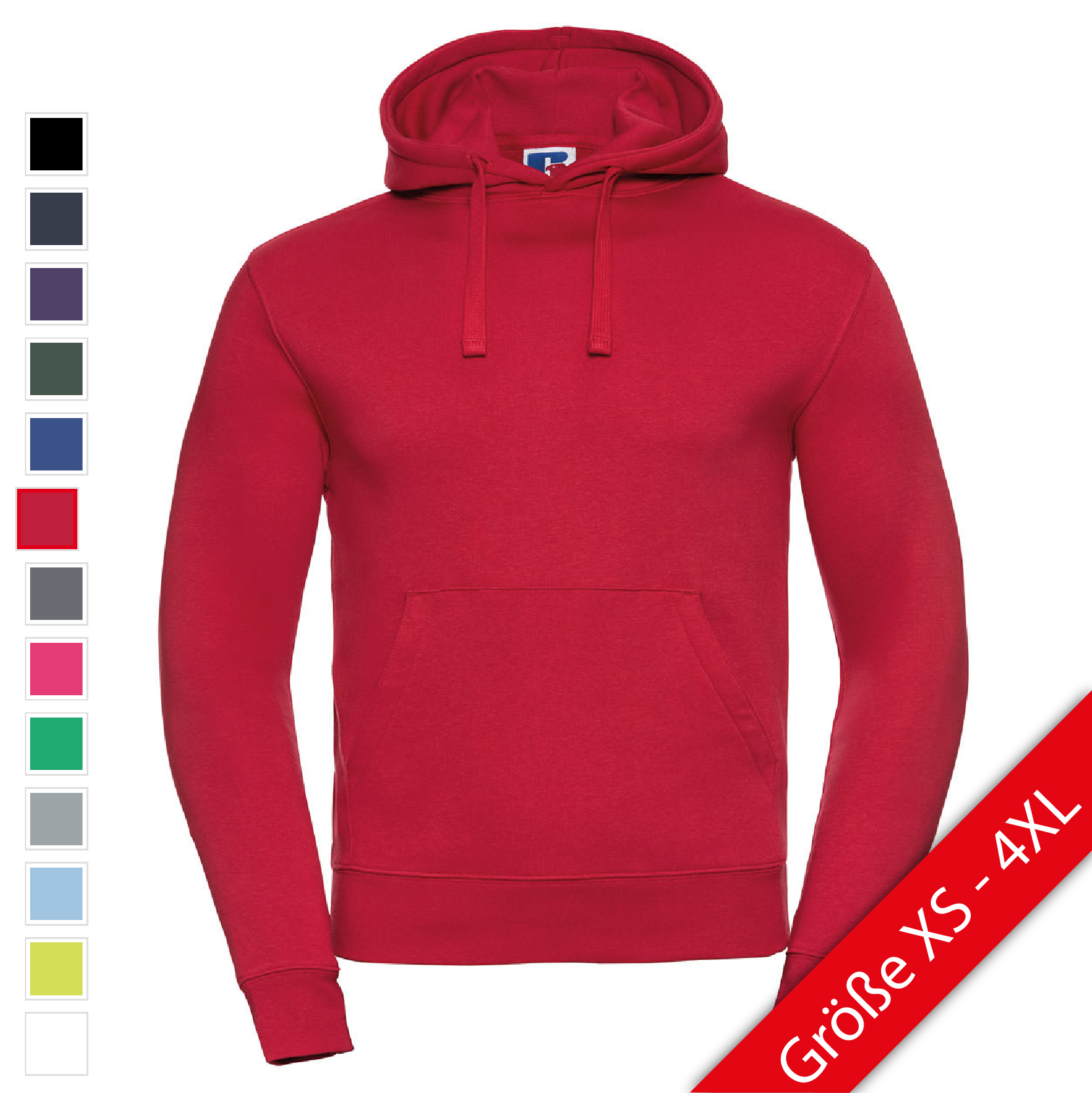 Russell Mens Authentic Hooded Sweat Sweatshirt Herren