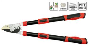 Teleskop Astschere Astschneider Baumschere Strauchschere Gartenschere Amboss 640-885mm