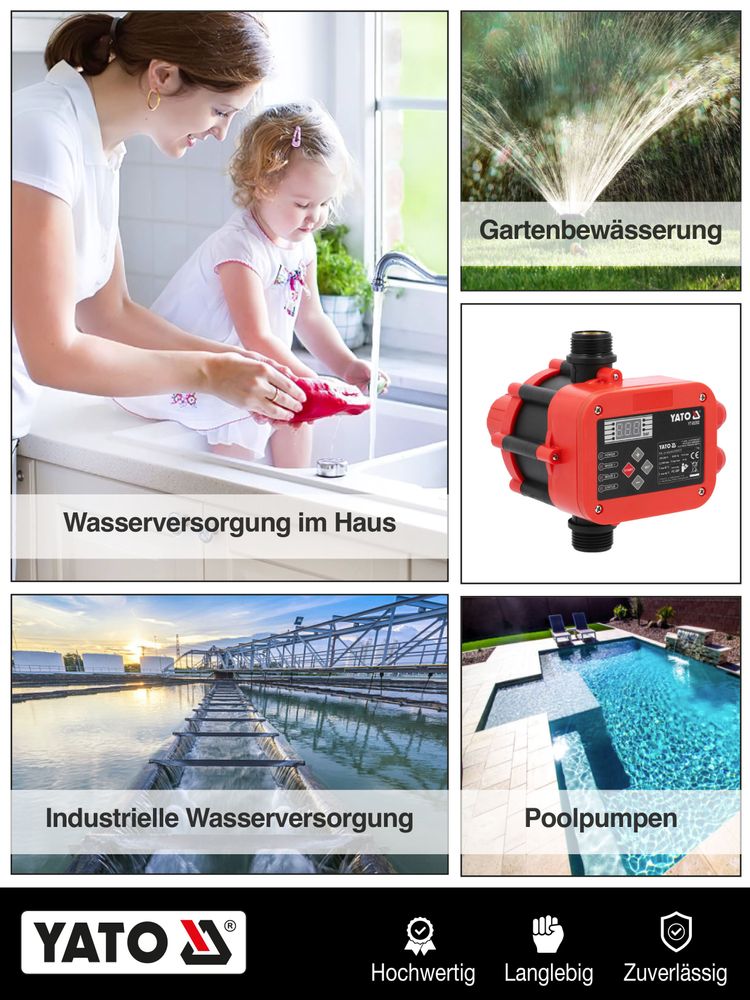 Yato YT-24800 Druckprüfpumpe – Handprüfpumpe 50 Produktbild-Vorschau 2