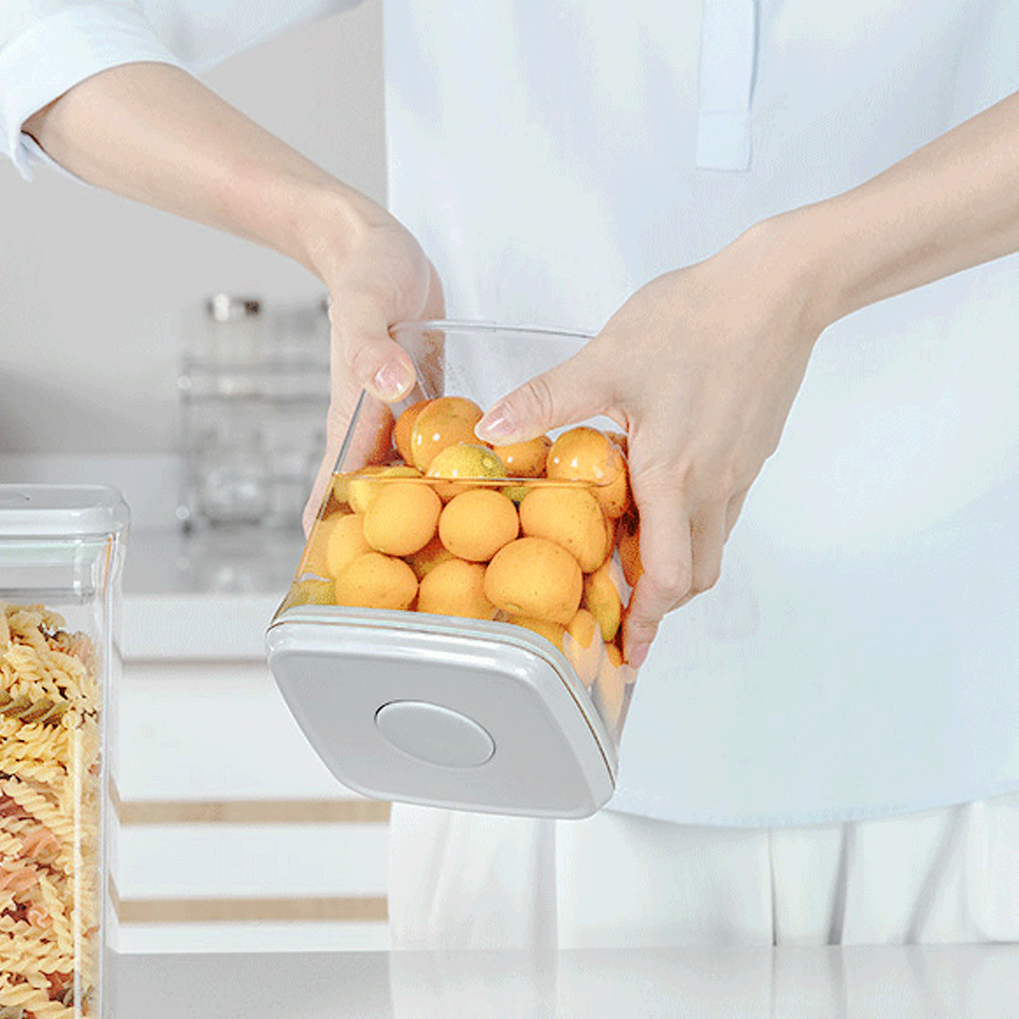 Frischhaltedosen Luftdict Vorratsdose 1,7L mit Deckel-POP-UP