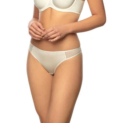 Vorderansicht String-Tanga Farbe Cream