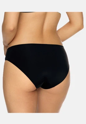 Rückansicht Slip in Bikinislip-Form in Farbe Schwarz