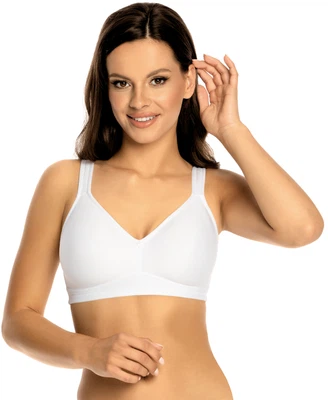 VIANIA Soft-BH Minimizer 14587 bügellos guter Halt optimale Passform große Größen Farbe Weiß