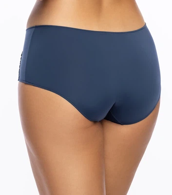 Rückansicht Panty in Farbe Blau (Blue Nights) 