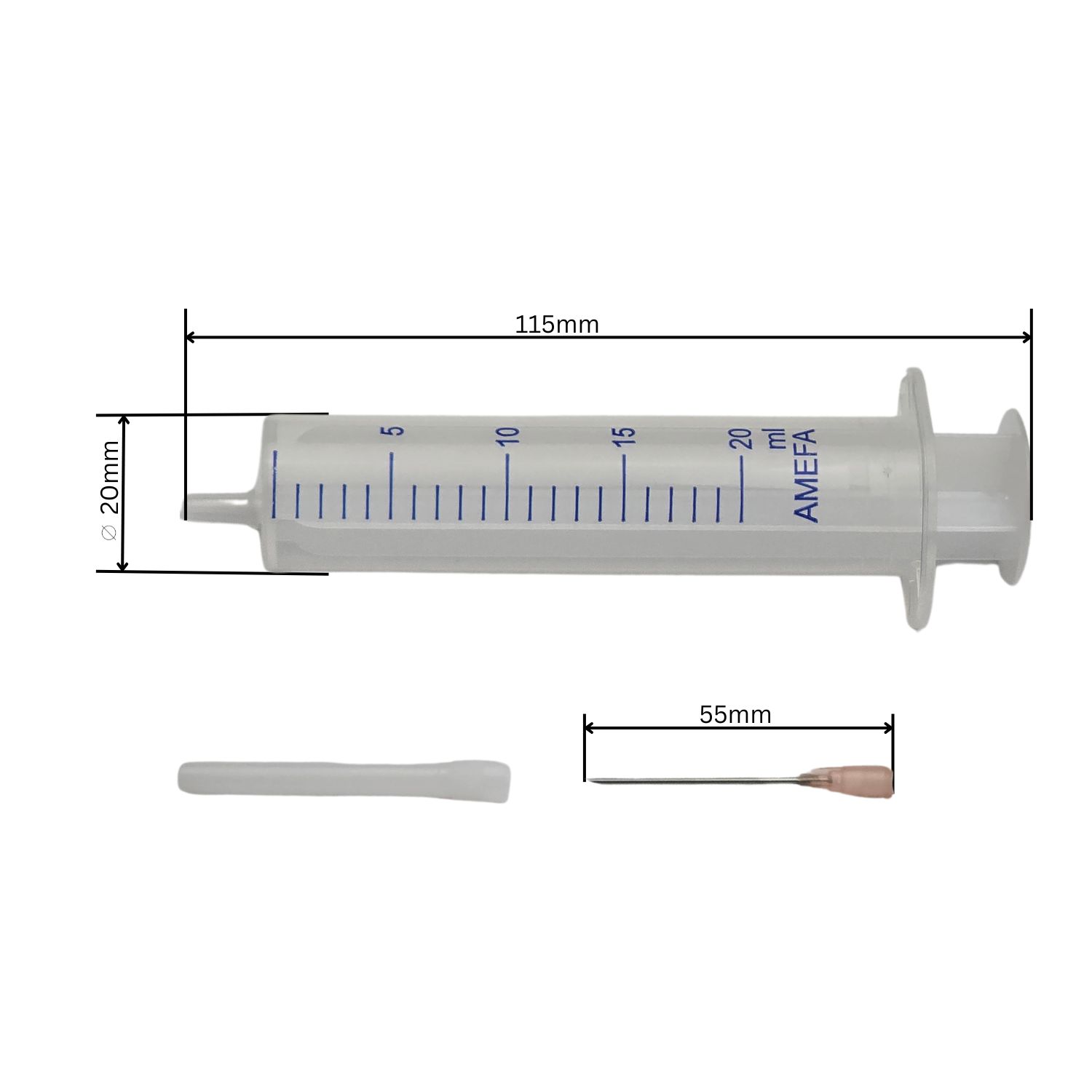 20ml Dosierspritze mit Injektionsnadel