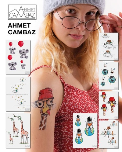 Minimalistisches Tattoo-Bundle von Ahmet Cambaz Minimalistisches Tattoo-Bundle von Ahmet Cambaz