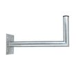 Premium X 45 Cm Aluminium Wandhouder Voor SAT-schotel – Roestvrij, Weerbestendig – Met Kabeldoorvoer – Incl. Mastkap – Voor Antennes En LTE