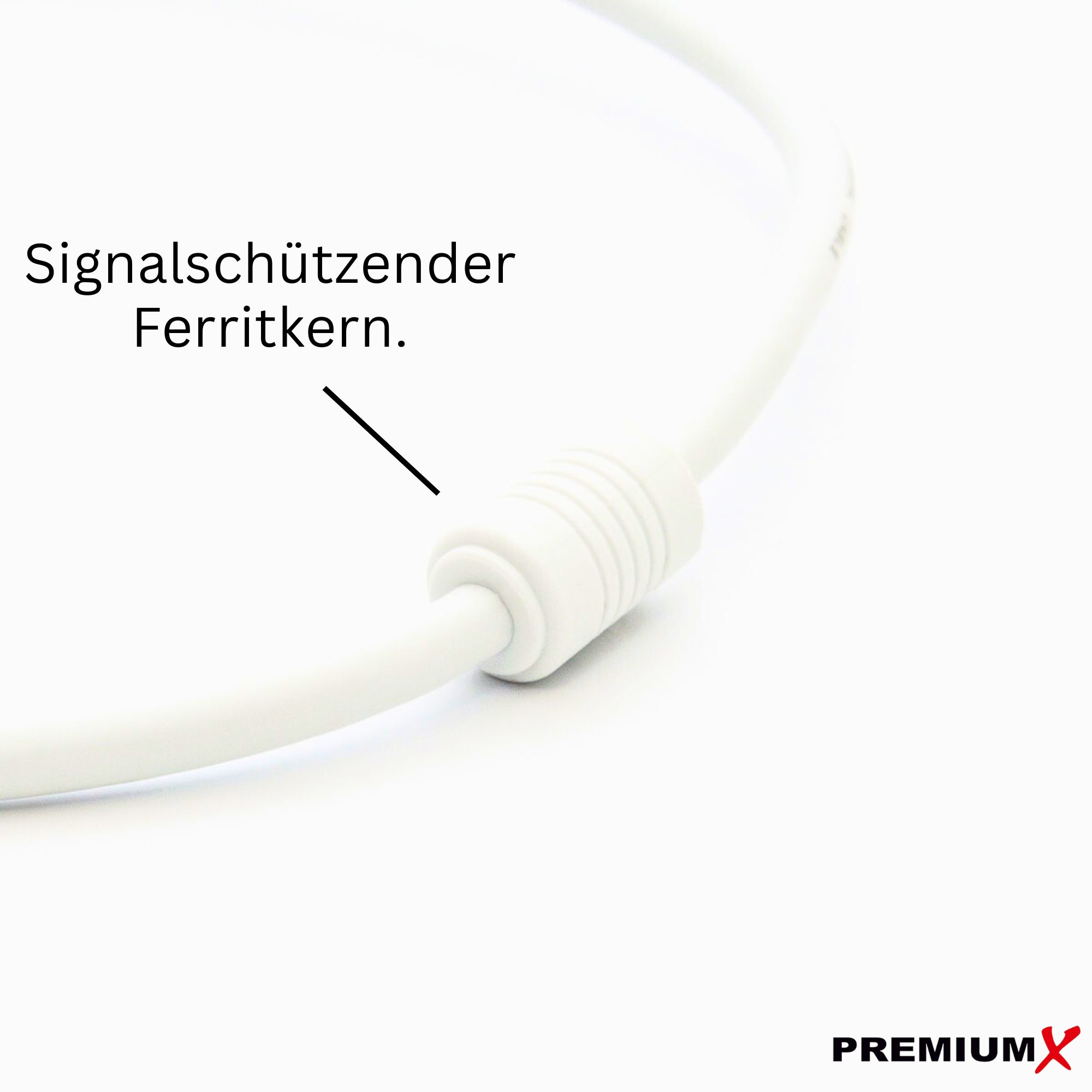 Conecto HQ Antennenkabel - DVB-C, DVB-T/T2-4K UHD 1080p Full HD HDTV 3D - Koaxialkabel Mit TV-Stecker und Buchse, Doppelte Schirmung, Vergoldete Stecker, Schwarz 1,5m