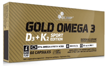 Olimp Gold Omega 3 D3+K2 Sport Edition (60 Caps) Olimp Gold Omega 3 D3+K2 Sport Edition (60 Caps)