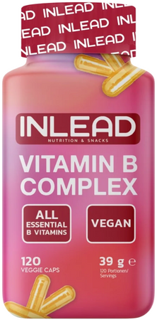 Vitamin B Complex (120 Caps), Inlead Nutrition Vitamin B Complex (120 Caps), Inlead Nutrition