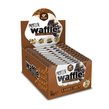 Protein Waffel Box (12x50g), GoFitness - MHD 19.07.26 Protein Waffel Box (12x50g), GoFitness - MHD 19.07.26